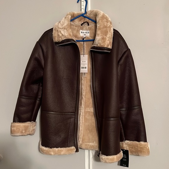 HP!! 🎉NWT Bonded high collar coat - Picture 1 of 4